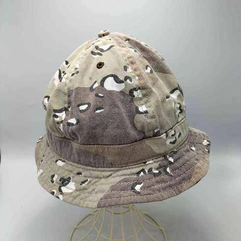 ニューエラ NEW ERA ロゴ 刺繍 チョコチップ カモ 迷彩柄 バケット ハット メンズ 7 1/2
