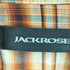 ジャックローズ JACKROSE チェック柄 両面 刺繍 フラップポケット 襟ワイヤー Q/S ウエスタン シャツ メンズ JPN:3