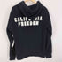 ジャックローズ JACKROSE CALIFORNIA FREEDOM バックプリント ドローコード ジップアップ パーカー メンズ JPN:M