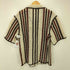 ザラ ZARA クロシェ編み オープンカラー S/S ニット シャツ メンズ import:M