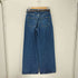 ザラ ZARA チェーンベルト付きワイドレッグジーンズ レディース EUR36