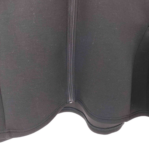 コカ coca ハリ感ソフトスウェットニットサイドフレアフードパーカー レディース JPN:L