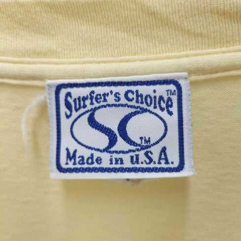 Surfer's Choice 90S USA製 背面ロゴプリント S/S クルーネック Tシャツ シングルステッチ メンズ import:M
