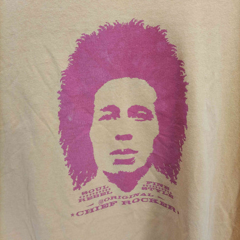 SOUL REBEL アーティスト プリント S/S クルーネック Tシャツ メンズ import:XL