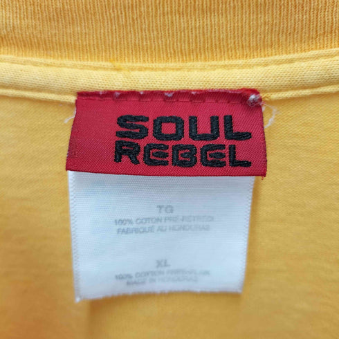 SOUL REBEL アーティスト プリント S/S クルーネック Tシャツ メンズ import:XL