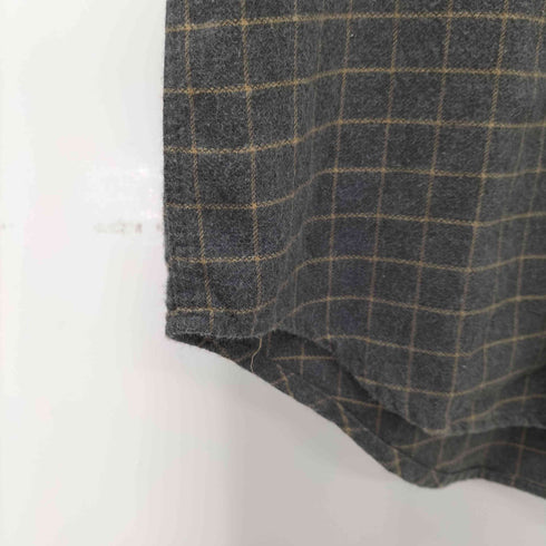 ランズエンド LANDS END ボタンダウン チェックシャツ メンズ import:S