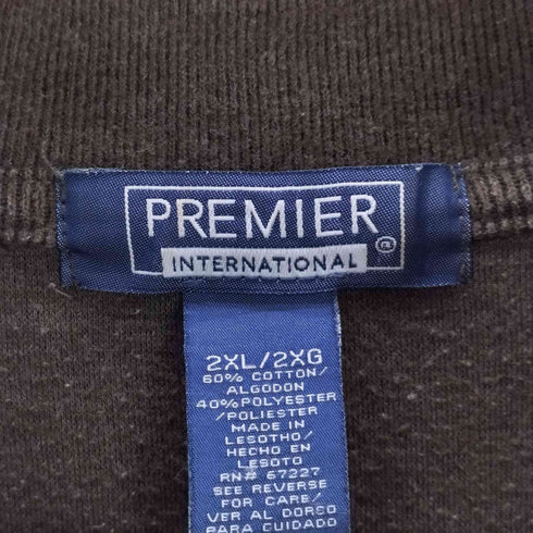 PREMIER ハーフジップニット メンズ JPN:XXL