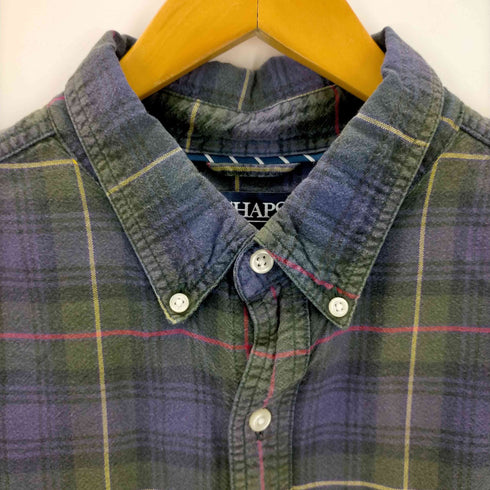 チャップス CHAPS チェックボタンダウンシャツ メンズ import:XL