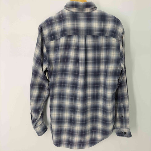ランズエンド LANDS END ボタンダウン チェックシャツ フラップ付き メンズ import:S