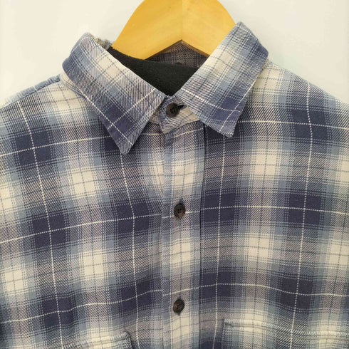 ランズエンド LANDS END ボタンダウン チェックシャツ フラップ付き メンズ import:S