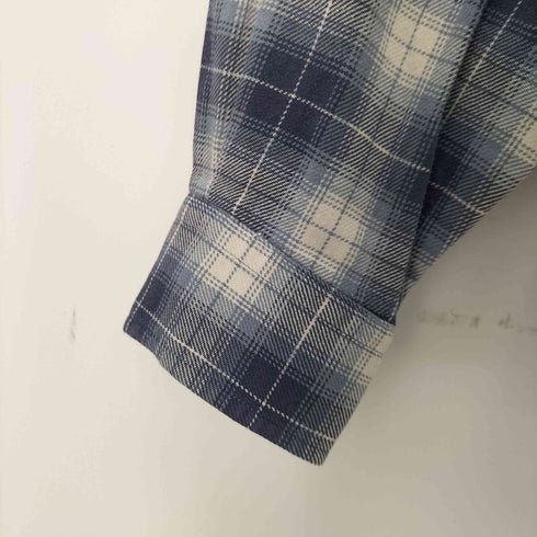 ランズエンド LANDS END ボタンダウン チェックシャツ フラップ付き メンズ import:S