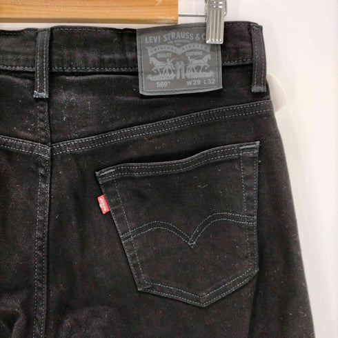 リーバイス Levis 569 ジップフライブラックデニムパンツ メンズ W29 L32