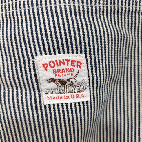 ポインター POINTER USA製 ヒッコリーストライプ ペインターパンツ メンズ W32 L32