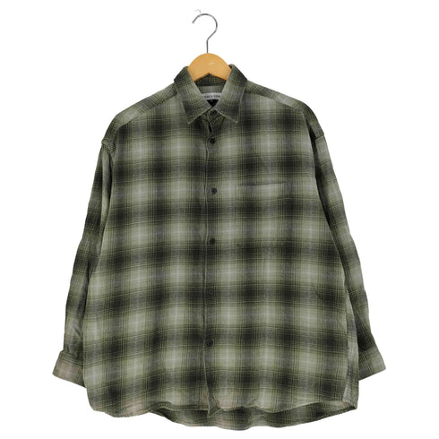 フリークスストア FREAKS STORE Relax Fit リラックスフィット オンブレチェック ネルシャツ メンズ JPN:M