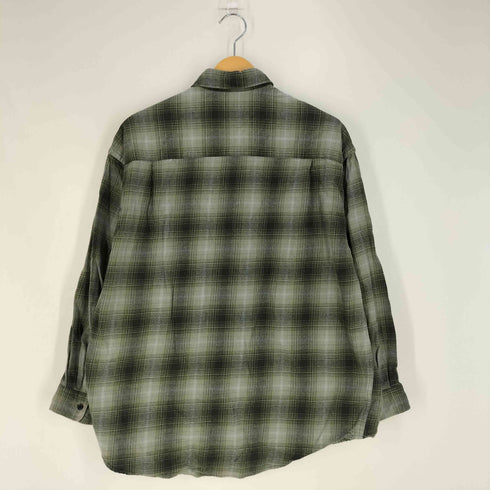 フリークスストア FREAKS STORE Relax Fit リラックスフィット オンブレチェック ネルシャツ メンズ JPN:M