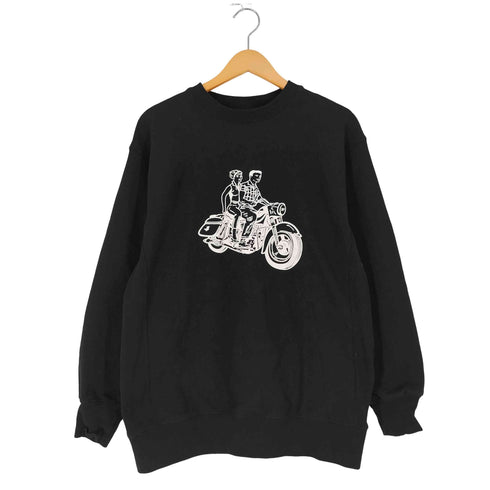 ユナイテッドアスレ UNITED ATHLE 両面プリント クルーネックスウェット メンズ import:L