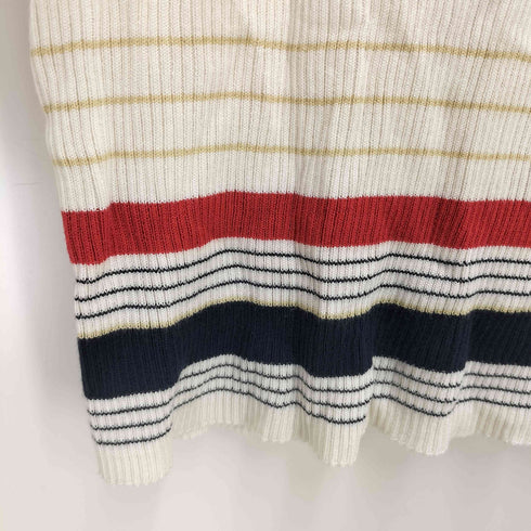 エンポリオアルマーニ EMPORIO ARMANI 80-90S イタリア製 白タグ ボーダー ニット スカート レディース 42