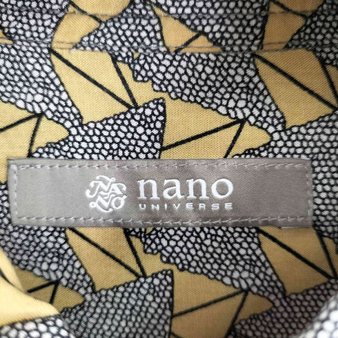 ナノユニバース NANO universe 総柄レーヨン S/S アロハシャツ メンズ JPN:L