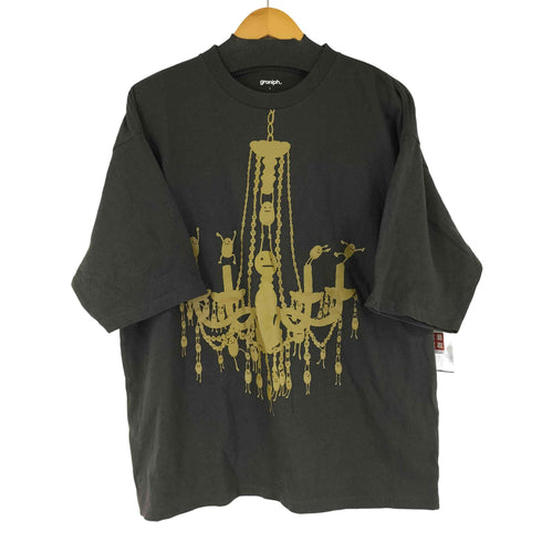 グラニフ graniph プリントクルーネックTシャツ メンズ JPN:L