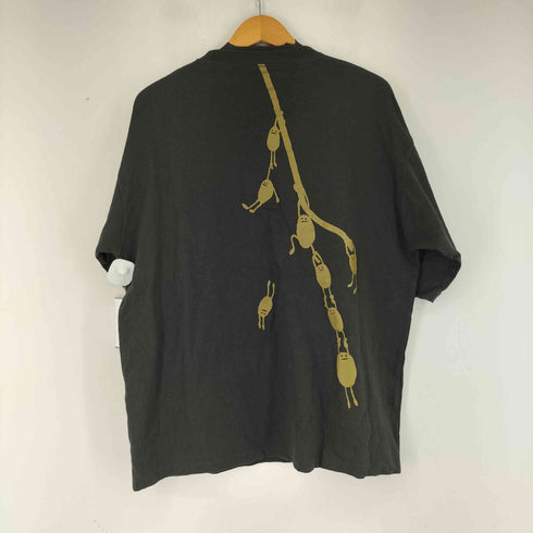 グラニフ graniph プリントクルーネックTシャツ メンズ JPN:L