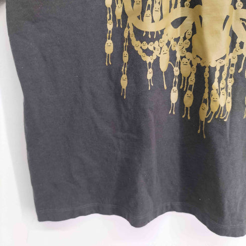 グラニフ graniph プリントクルーネックTシャツ メンズ JPN:L