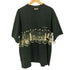 CANADIANA 90S カナダ製 SIOUX NARROWS 民族 プリント S/S Tシャツ シングルステッチ メンズ