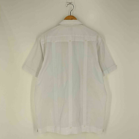 ドグァジャベーラ GUAYABERA ショートスリーブ キューバシャツ メンズ import:L