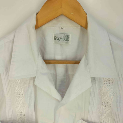 ドグァジャベーラ GUAYABERA ショートスリーブ キューバシャツ メンズ import:L
