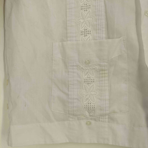 ドグァジャベーラ GUAYABERA ショートスリーブ キューバシャツ メンズ import:L