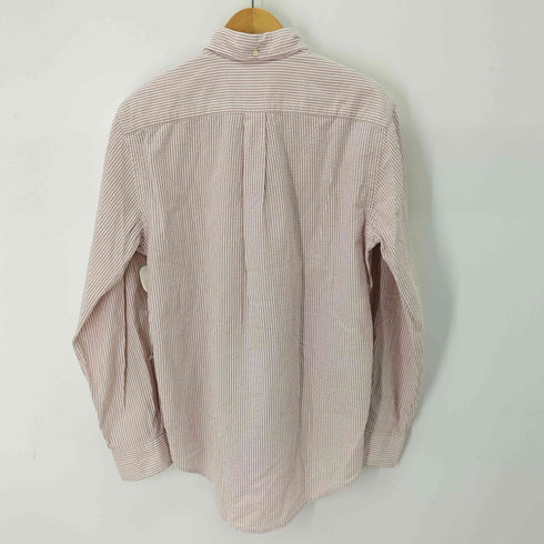 ランズエンド LANDS END シアサッカー BDストライプシャツ メンズ import:S