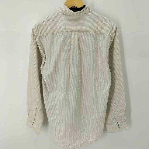 ランズエンド LANDS END シアサッカー BDストライプシャツ メンズ import:S
