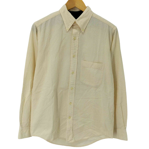 ランズエンド LANDS END シアサッカー BDストライプシャツ メンズ import:S