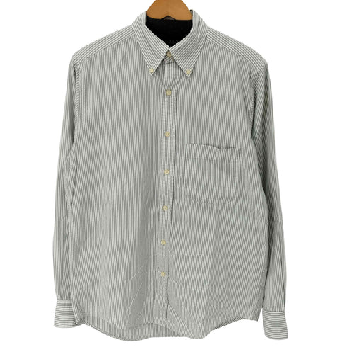 ランズエンド LANDS END シアサッカー BDストライプシャツ メンズ import:S