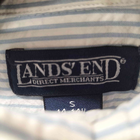 ランズエンド LANDS END シアサッカー BDストライプシャツ メンズ import:S