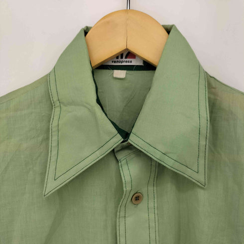 ヴァンヒューゼン VAN HEUSEN 70s 417 vanopress 襟芯 半袖シャツ メンズ