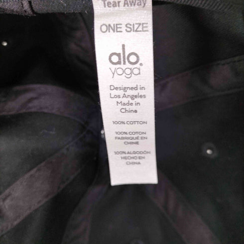 ルルレモン lululemon alo yoga ロゴパターン ベースボールキャップ レディース ONE SIZE