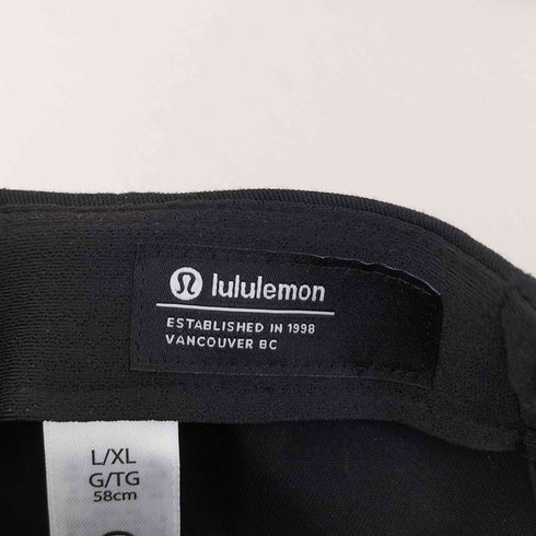 ルルレモン lululemon 刺繍ロゴ ベースボールキャップ レディース L/XL
