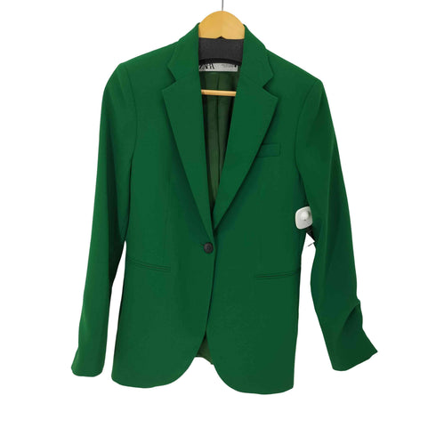 ザラ ZARA TAILORED TUGMALI BLEYZER 1Bシングルテーラードジャケット レディース import:S