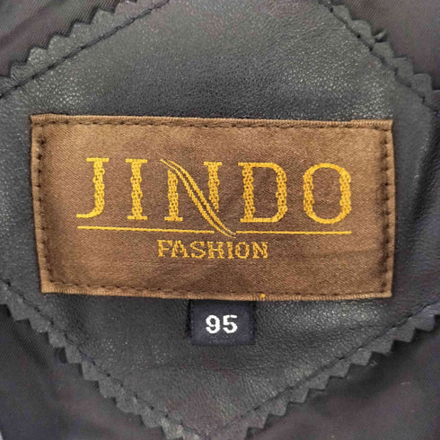 JINDO ラムレザー フィッシングベスト メンズ 95