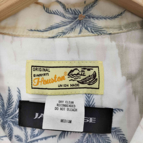 ジャックローズ JACKROSE ヤシの木 パイナップル 海 総柄 S/S オープンカラー アロハシャツ メンズ JPN:M