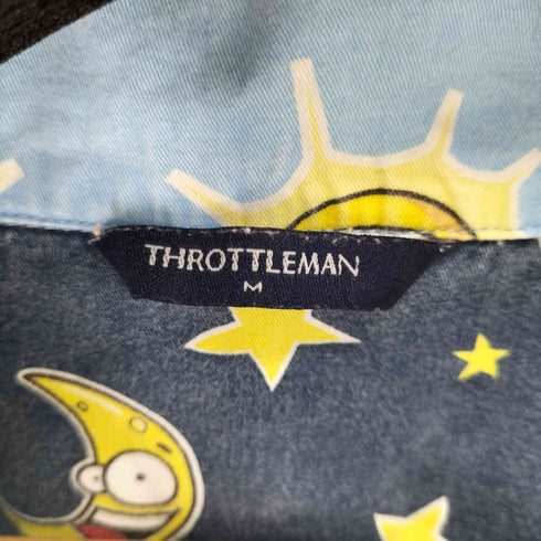 THROTTLEMAN 総柄プリントL/Sパジャマシャツ メンズ JPN:M