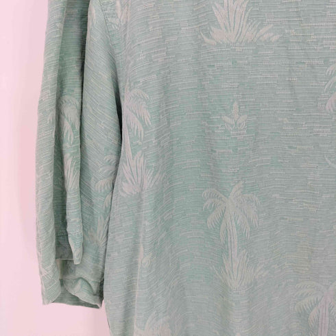 ISLAND REPUBLIC シルク100 アロハシャツ メンズ import:L