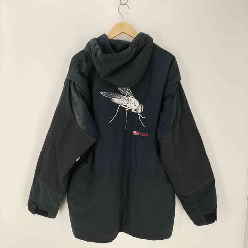 ブラックフライ BLACK FLYS 90s バック刺しゅう フィッシングジャケット メンズ JPN:M