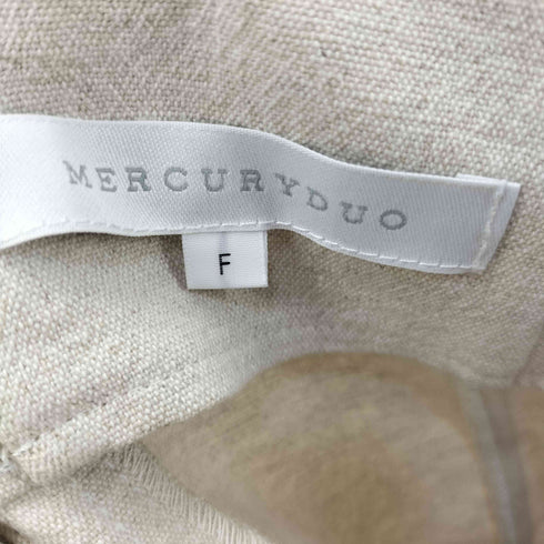 マーキュリーデュオ MERCURYDUO 20SS カラーステッチイレヘムスカート レディース FREE