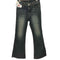 AURA BRANDS Y2K フェード加工 ブーツカットデニムパンツ レディース UK:28-29