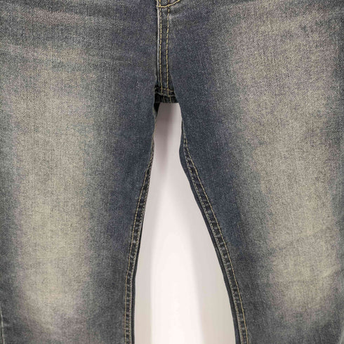 AURA BRANDS Y2K フェード加工 ブーツカットデニムパンツ レディース UK:28-29