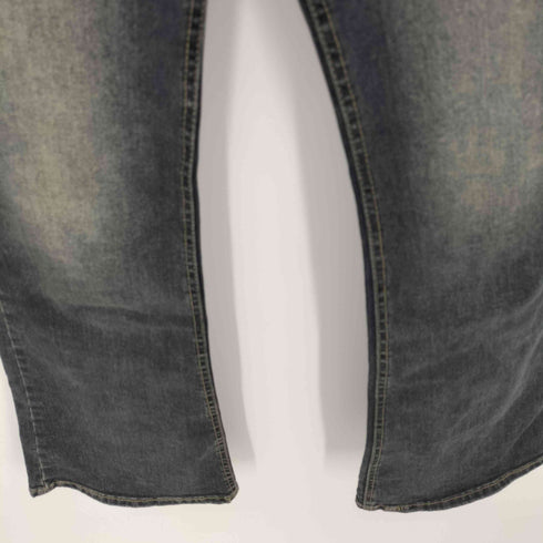 AURA BRANDS Y2K フェード加工 ブーツカットデニムパンツ レディース UK:28-29