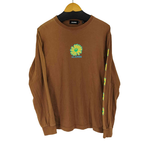 エクストララージ XLARGE FLOWER LOGO L/S TEE メンズ JPN:M