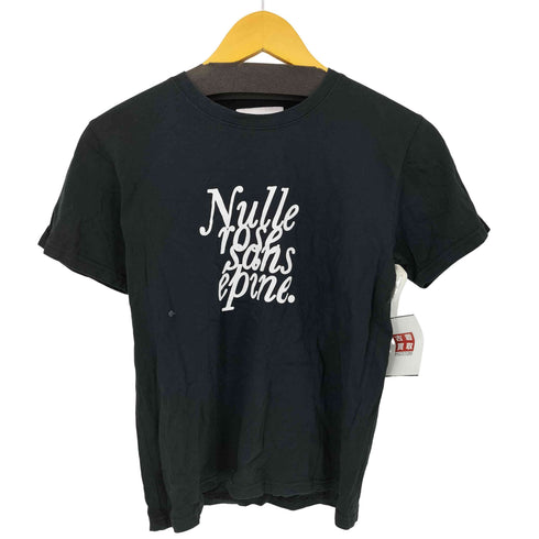 エピヌ epine Nulle rose sans épine tee black レディース