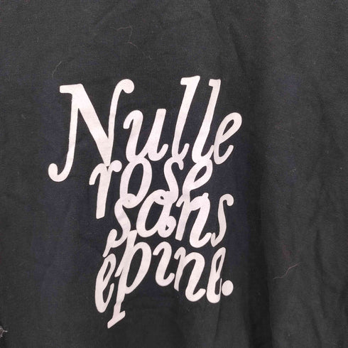 エピヌ epine Nulle rose sans épine tee black レディース